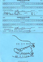 Carte dentaire verso