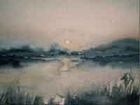 Aquarelle. Aubes brumeuses