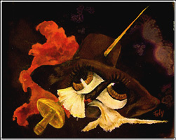 Rondes de nuit - Encres - Hommage  la musique et  Rembrandt - La ronde de nuit